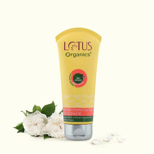 Lotus organics brithening face wash